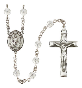 Silver-Plated 6mm Our Lady of Knock  Engraved Catholic Rosaries