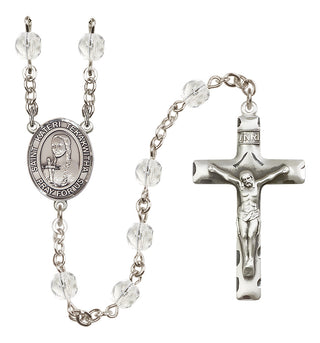 Silver-Plated 6mm Saint Kateri Tekakwitha  Engraved Catholic Rosaries