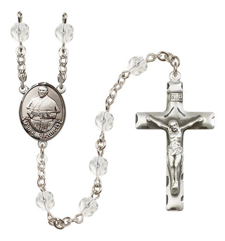 Silver-Plated 6mm Pope Francis Rosary