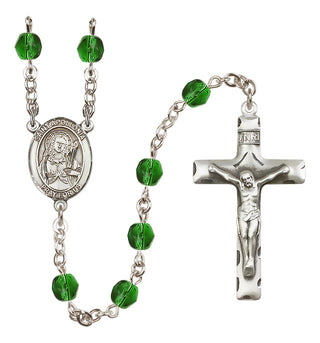 Silver-Plated 6mm Saint Apollonia  Engraved Catholic Rosaries