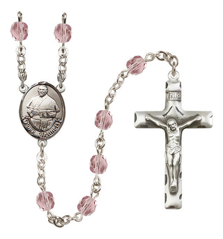 Silver-Plated 6mm Pope Francis Rosary