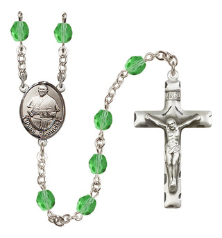Silver-Plated 6mm Pope Francis Rosary