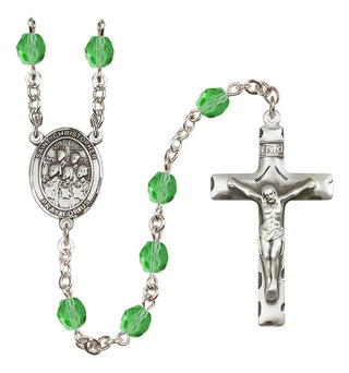 Silver-Plated 6mm Saint Christopher / Choir Rosary