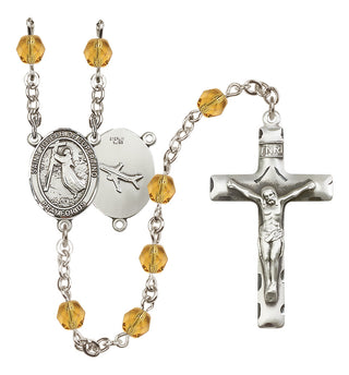 Silver-Plated 6mm Saint Joseph of Cupertino Rosary