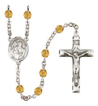 Silver-Plated 6mm Saints Peter & Paul  Engraved Catholic Rosaries