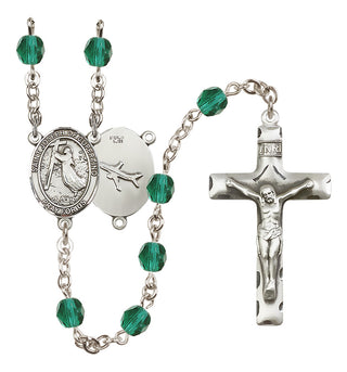 Silver-Plated 6mm Saint Joseph of Cupertino Rosary