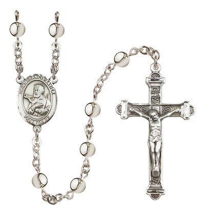 Silver Plated 6mm St. Francis Xavier Rosary