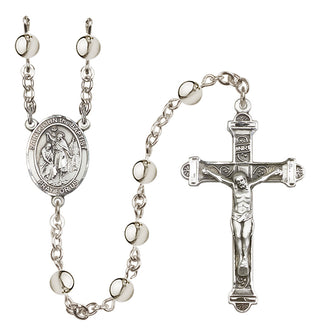 Silver Plated 6mm Saint John the Baptist Rosary