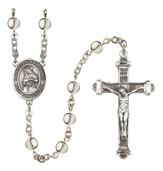 Silver Plated 6mm Virgen de la Divina Providencia Rosary