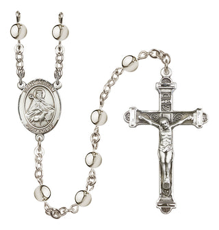 Silver Plated 6mm Saint William of Rochester Rosary