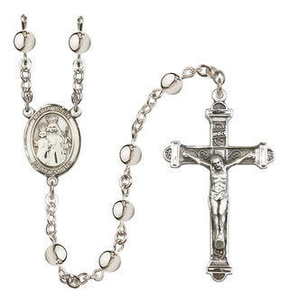 Silver Plated 6mm Maria Stein Rosary
