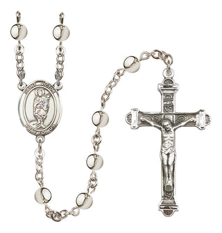 Silver Plated 6mm Saint Victor of Marseilles Rosary
