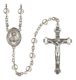 Silver Plated 6mm Our Lady of San Juan Rosary