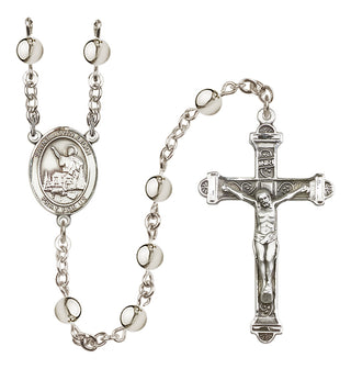 Silver Plated 6mm Saint John Licci Rosary