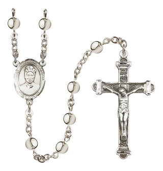 Silver Plated 6mm Saint Josephine Bakhita Rosary