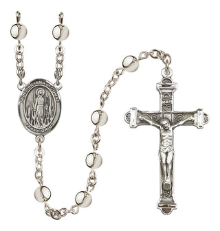 Silver Plated 6mm Saint Juliana of Cumae Rosary