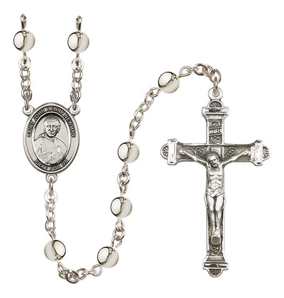 Silver-Plated 6mm Blessed John Henry Newman Rosary | Engravable