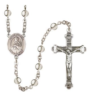 Silver Plated 6mm Saint Fidelis Rosary
