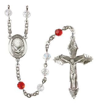 Silver-Plated 6mm Holy Spirit Rosary