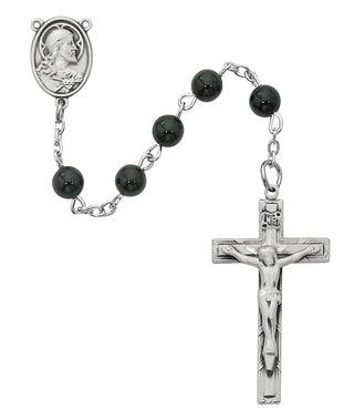 Sterling Black Onyx Rosary