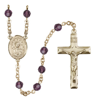 14kt Gold Filled 6mm Our Lady of la Vang  Engraved Catholic Rosaries