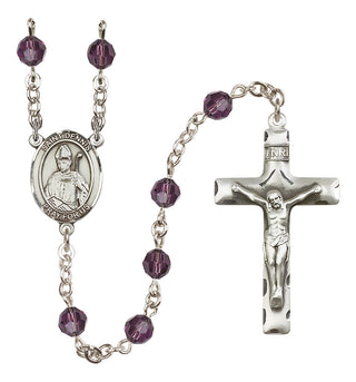Sterling Silver 6mm Saint Dennis  Engraved Catholic Rosaries