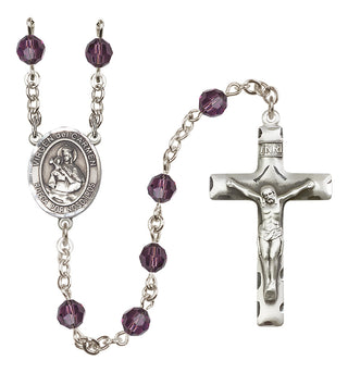 Sterling Silver 6mm Virgen del Carmen Rosary