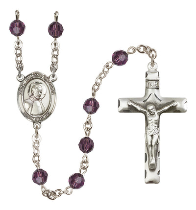Sterling Silver 6mm St. Edmund Campion Rosary | Engravable