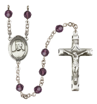 Sterling Silver 6mm Blessed Miguel Pro  Engraved Catholic Rosaries