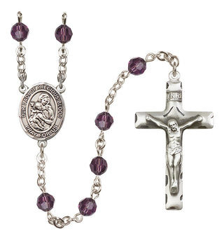 Sterling Silver 6mm Our Lady of the Precious Blood  Engraved Catholic Rosaries