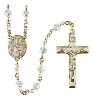 14kt Gold Filled 6mm Saint John of the Cross  Engraved Catholic Rosaries