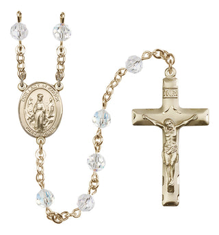 14kt Gold Filled 6mm Our Lady of Knock  Engraved Catholic Rosaries