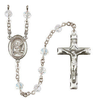 Sterling Silver 6mm Saint Apollonia  Engraved Catholic Rosaries