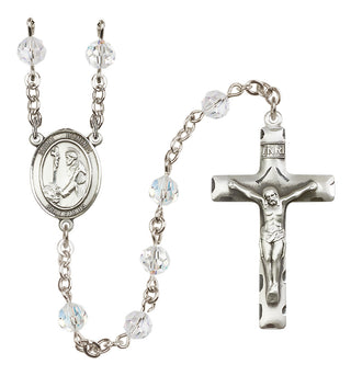 Sterling Silver 6mm Saint Dominic de Guzman  Engraved Catholic Rosaries