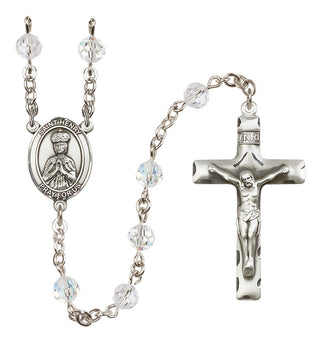 Sterling Silver 6mm Saint Henry II  Engraved Catholic Rosaries