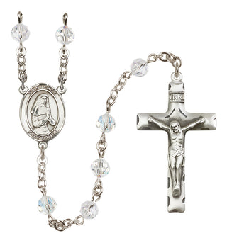 Sterling Silver 6mm Saint Emily de Vialar  Engraved Catholic Rosaries
