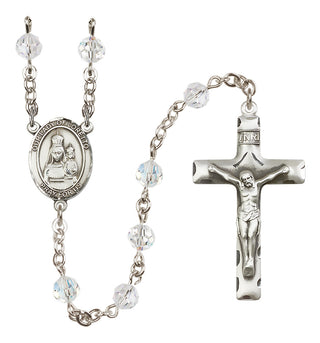 Sterling Silver 6mm Our Lady of Loretto  Engraved Catholic Rosaries