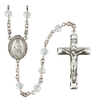 Sterling Silver 6mm Saint Bartholomew the Apostle  Engraved Catholic Rosaries