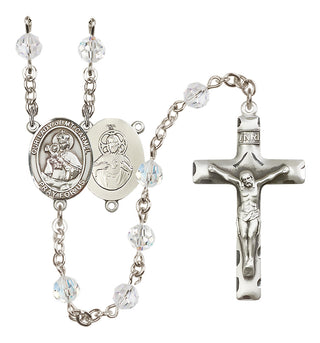 Sterling Silver 6mm Our Lady of Mount Carmel Rosary