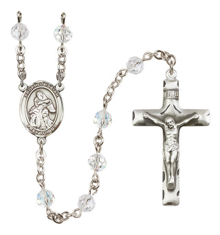Sterling Silver 6mm Saint Isaiah  Engraved Catholic Rosaries