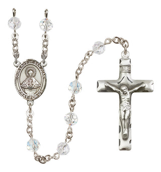 Sterling Silver 6mm Our Lady of San Juan  Engraved Catholic Rosaries