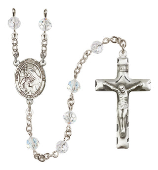 Sterling Silver 6mm Saint Margaret of Cortona  Engraved Catholic Rosaries