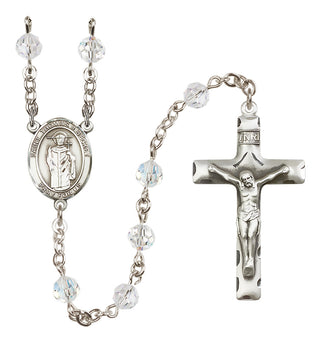Sterling Silver 6mm Saint Thomas A Becket  Engraved Catholic Rosaries