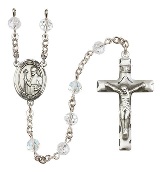 Sterling Silver 6mm Saint Regis  Engraved Catholic Rosaries