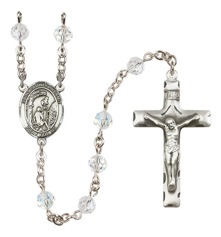 Sterling Silver 6mm Saint Paul the Hermit  Engraved Catholic Rosaries