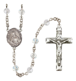 Sterling Silver 6mm Saint Edmund of East Anglia  Engraved Catholic Rosaries