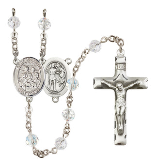 Sterling Silver 6mm Saint Sebastian / Choir Rosary