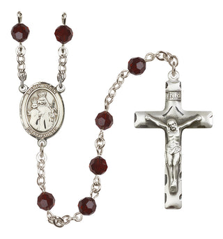 Sterling Silver 6mm Maria Stein  Engraved Catholic Rosaries