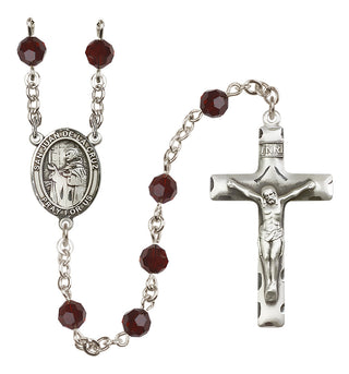 Sterling Silver 6mm San Juan de la Cruz  Engraved Catholic Rosaries
