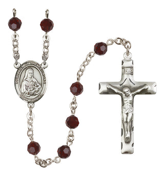 Sterling Silver 6mm Our Lady of the Railroad  Engraved Catholic Rosaries
